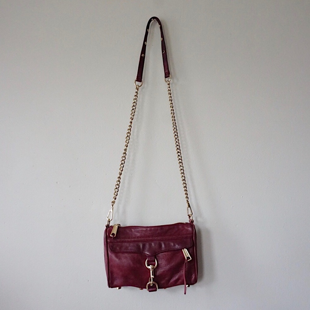 REBECCA MINKOFF | “Mini M.A.C” (Burgundy Purse)